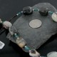 Certified Authentic Navajo .925 Sterling Silver Natural Turquoise Jasper Agate Native American Necklace 15422-48