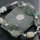 Certified Authentic Navajo .925 Sterling Silver Natural Turquoise Jasper Agate Native American Necklace 390908030886