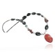 Certified Authentic Navajo .925 Sterling Silver Natural Turquoise Jasper and Onyx Native American Necklace 15432-28 Certified Authentic Navajo .925 Sterling Silver Natural Turquoise Jasper and Onyx Native American Necklace 15432-28