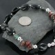 Certified Authentic Navajo .925 Sterling Silver Natural Turquoise Jasper and Onyx Native American Necklace 15432-28