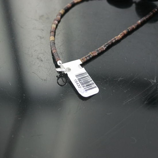 Certified Authentic Navajo .925 Sterling Silver Natural Turquoise Jasper and Onyx Native American Necklace 15432-28 Certified Authentic Navajo .925 Sterling Silver Natural Turquoise Jasper and Onyx Native American Necklace 15432-28