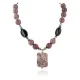 Certified Authentic Navajo .925 Sterling Silver Natural Turquoise Jasper Charoite and Black Onyx Native American Necklace 15213-32 Certified Authentic Navajo .925 Sterling Silver Natural Turquoise Jasper Charoite and Black Onyx Native American Necklace 15213-32