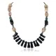 Certified Authentic Navajo .925 Sterling Silver Natural Turquoise Jasper Hematite Black Onyx Native American Necklace 16091-6 Certified Authentic Navajo .925 Sterling Silver Natural Turquoise Jasper Hematite Black Onyx Native American Necklace 16091-6