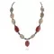 Certified Authentic Navajo .925 Sterling Silver Natural Turquoise Jasper Hematite Native American Necklace 16092-6