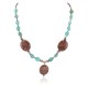 Certified Authentic Navajo .925 Sterling Silver Natural Turquoise Jasper Native American Necklace 12226-25 Certified Authentic Navajo .925 Sterling Silver Natural Turquoise Jasper Native American Necklace 12226-25