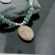 Certified Authentic Navajo .925 Sterling Silver Natural Turquoise Jasper Native American Necklace 15265-1