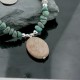 Certified Authentic Navajo .925 Sterling Silver Natural Turquoise Jasper Native American Necklace 15265-1 Certified Authentic Navajo .925 Sterling Silver Natural Turquoise Jasper Native American Necklace 15265-1