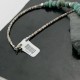 Certified Authentic Navajo .925 Sterling Silver Natural Turquoise Jasper Native American Necklace 15265-1 Certified Authentic Navajo .925 Sterling Silver Natural Turquoise Jasper Native American Necklace 15265-1