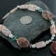 Certified Authentic Navajo .925 Sterling Silver Natural Turquoise Jasper Native American Necklace 15632-68