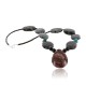 Navajo .925 Sterling Silver Natural Turquoise Jasper Native American Necklace 15813-8 Navajo .925 Sterling Silver Natural Turquoise Jasper Native American Necklace 15813-8
