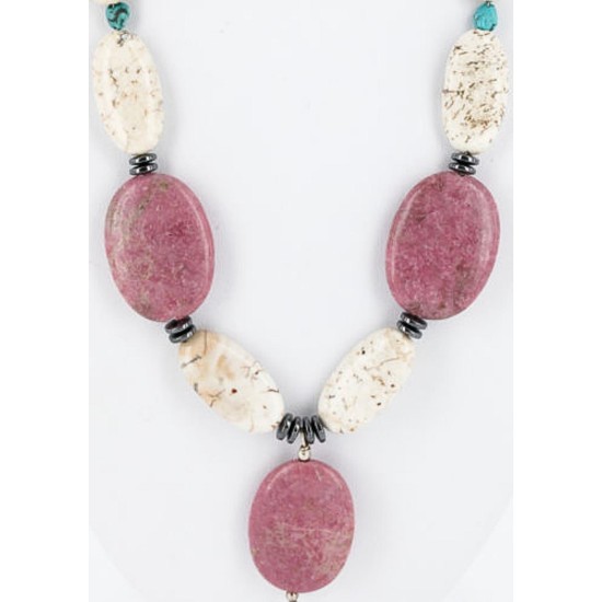 Certified Authentic Navajo .925 Sterling Silver Natural Turquoise Jasper Native American Necklace 371026891750 Certified Authentic Navajo .925 Sterling Silver Natural Turquoise Jasper Native American Necklace 371026891750