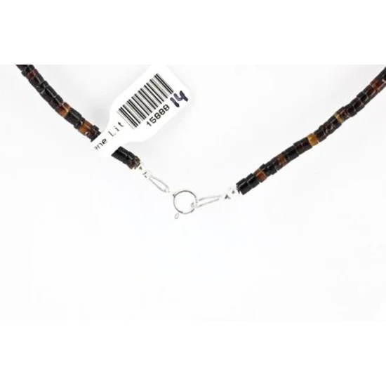 Certified Authentic Navajo .925 Sterling Silver Natural Turquoise Jasper Native American Necklace 371054289579