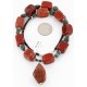 Certified Authentic Navajo .925 Sterling Silver Natural Turquoise Jasper Native American Necklace 390794816080