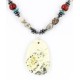 Certified Authentic Navajo .925 Sterling Silver Natural Turquoise Jasper Native American Necklace 390827530155