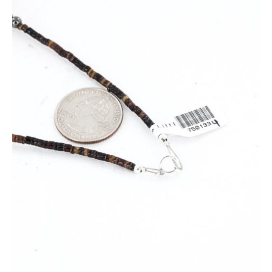 Certified Authentic Navajo .925 Sterling Silver Natural Turquoise Jasper Native American Necklace 390827530155 Certified Authentic Navajo .925 Sterling Silver Natural Turquoise Jasper Native American Necklace 390827530155