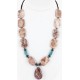 Certified Authentic Navajo .925 Sterling Silver Natural Turquoise Jasper Native American Necklace 750122-1 Certified Authentic Navajo .925 Sterling Silver Natural Turquoise Jasper Native American Necklace 750122-1