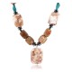 Navajo .925 Sterling Silver Natural Turquoise Jasper Native American Necklace 750122-3 Navajo .925 Sterling Silver Natural Turquoise Jasper Native American Necklace 750122-3