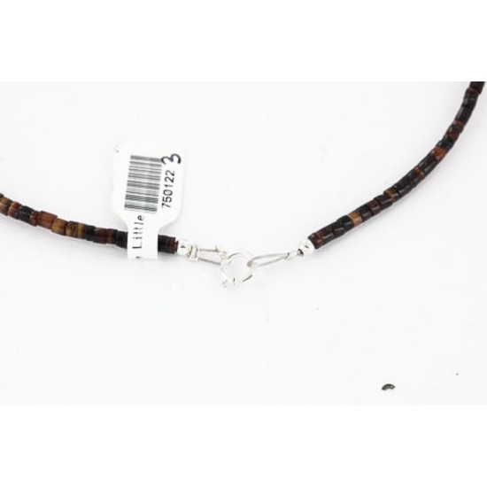Navajo .925 Sterling Silver Natural Turquoise Jasper Native American Necklace 750122-3 Navajo .925 Sterling Silver Natural Turquoise Jasper Native American Necklace 750122-3