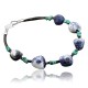 Certified Authentic Navajo .925 Sterling Silver Natural Turquoise Lapis Native American Bracelet 390733688905