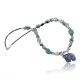 Certified Authentic Navajo .925 Sterling Silver Natural Turquoise Lapis Native American Necklace 370937888391