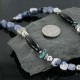 Certified Authentic Navajo .925 Sterling Silver Natural Turquoise Lapis Native American Necklace 370967577439