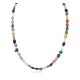 Certified Authentic Navajo .925 Sterling Silver Natural Turquoise Multicolor Jasper Native American Necklace 14905-7