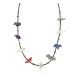 Certified Authentic Navajo .925 Sterling Silver Natural Turquoise Multicolor Stones Heishi Native American Necklace 16084-2 Certified Authentic Navajo .925 Sterling Silver Natural Turquoise Multicolor Stones Heishi Native American Necklace 16084-2