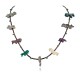 Certified Authentic Navajo .925 Sterling Silver Natural Turquoise Multicolor Stones Native American Necklace 16084-3 Certified Authentic Navajo .925 Sterling Silver Natural Turquoise Multicolor Stones Native American Necklace 16084-3