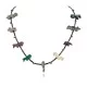 Certified Authentic Navajo .925 Sterling Silver Natural Turquoise Multicolor Stones Native American Necklace 16084-3 Certified Authentic Navajo .925 Sterling Silver Natural Turquoise Multicolor Stones Native American Necklace 16084-3