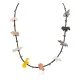 Certified Authentic Navajo .925 Sterling Silver Natural Turquoise Multicolor Stones Native American Necklace 16084-5