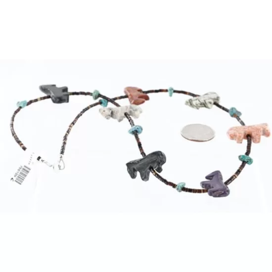 Certified Authentic Navajo .925 Sterling Silver Natural Turquoise Native American Necklace 370999807088 Certified Authentic Navajo .925 Sterling Silver Natural Turquoise Native American Necklace 370999807088