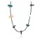 Certified Authentic Navajo .925 Sterling Silver Natural Turquoise Native American Necklace 371011832312