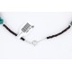 Certified Authentic Navajo .925 Sterling Silver Natural Turquoise Native American Necklace 390800868262