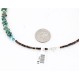 Certified Authentic Navajo .925 Sterling Silver Natural Turquoise Native American Necklace 390828695060