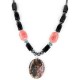 Certified Authentic Navajo .925 Sterling Silver Natural Turquoise Onyx Native American Necklace 371060605007 Certified Authentic Navajo .925 Sterling Silver Natural Turquoise Onyx Native American Necklace 371060605007