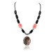 Certified Authentic Navajo .925 Sterling Silver Natural Turquoise Onyx Native American Necklace 371060605007 Certified Authentic Navajo .925 Sterling Silver Natural Turquoise Onyx Native American Necklace 371060605007
