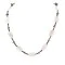 Navajo .925 Sterling Silver Natural Turquoise Pink Quartz Necklace NB151031025442