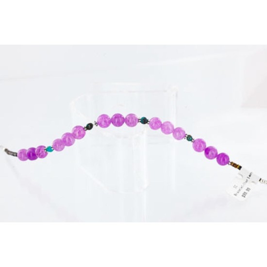 Certified Authentic Navajo .925 Sterling Silver Natural Turquoise Purple Agate Native American Bracelet 370989751703 Certified Authentic Navajo .925 Sterling Silver Natural Turquoise Purple Agate Native American Bracelet 370989751703