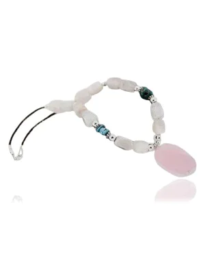 Certified Authentic Navajo .925 Sterling Silver Natural Turquoise Quartz Native American Necklace 15383-9