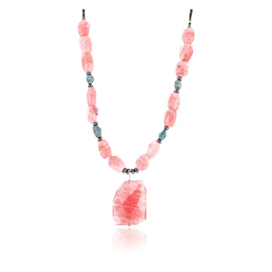 Certified Authentic Navajo .925 Sterling Silver Natural Turquoise Quartz Native American Necklace 371002554487