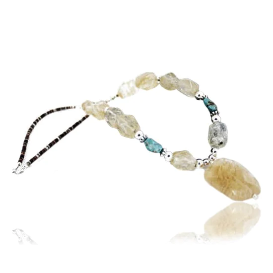 Certified Authentic Navajo .925 Sterling Silver Natural Turquoise Quarz Native American Necklace 370957615940 Certified Authentic Navajo .925 Sterling Silver Natural Turquoise Quarz Native American Necklace 370957615940