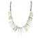 Certified Authentic Navajo .925 Sterling Silver Natural Turquoise Spiny Oyster and Smoky Quartz Native American Necklace 25256