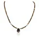 Certified Authentic Navajo .925 Sterling Silver Natural Turquoise Tigers Eye Native American Necklace 25231-23 Certified Authentic Navajo .925 Sterling Silver Natural Turquoise Tigers Eye Native American Necklace 25231-23