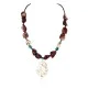 Certified Authentic Navajo .925 Sterling Silver Natural WHITE Turquiose Jasper Native American Necklace 390754340231