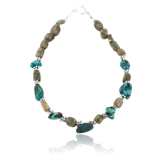 Certified Authentic Navajo .925 Sterling Silver SPIDER WEB Turquoise and Jasper Native American Bracelet 371028311033 Certified Authentic Navajo .925 Sterling Silver SPIDER WEB Turquoise and Jasper Native American Bracelet 371028311033