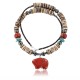 Certified Authentic Navajo .925 Sterling Silver Spiny Oyster, Red Jasper and Turquoise Native American Necklace 15624-1 Clearance 371047507619 15624-1 (by LomaSiiva)