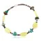Navajo .925 Sterling Silver Turquoise and Agate Bracelet 12633-8