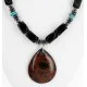 Certified Authentic Navajo .925 Sterling Silver Turquoise and Black Onyx Native American Necklace 390887407679 Certified Authentic Navajo .925 Sterling Silver Turquoise and Black Onyx Native American Necklace 390887407679