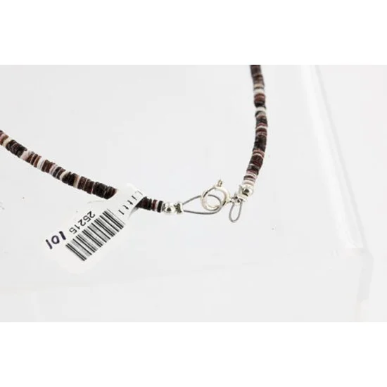 Certified Authentic Navajo .925 Sterling Silver Turquoise and Black Onyx Native American Necklace 390887407679 Certified Authentic Navajo .925 Sterling Silver Turquoise and Black Onyx Native American Necklace 390887407679