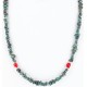 Certified Authentic Navajo .925 Sterling Silver Turquoise and Coral Native American Necklace 371052291531